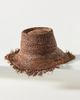 Wyeth Fringe Wide-Brim Straw Bucket Hat - 2