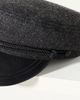 Wyeth Knox Leather Wool Newsboy Cap - 4