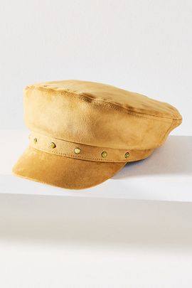 Wyeth Studded Newsboy Cap