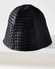 Wyeth Woven Leather Cloche - 1