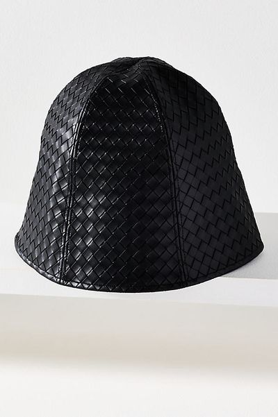 Wyeth Woven Leather Cloche