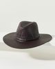 Wyeth Woven Leather Rancher Hat - 1