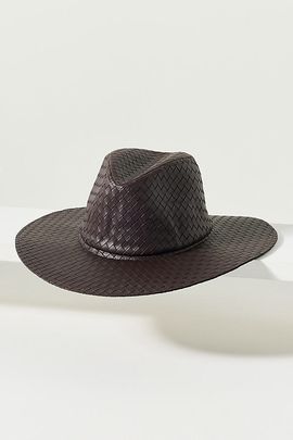 Wyeth Woven Leather Rancher Hat