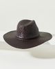 Wyeth Woven Leather Rancher Hat - 2