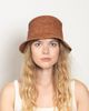 Wyeth Wyeth Aden Raffia Bucket Hat in Chocolate, Women's at Urban Outfitters - 5