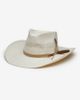 Wyeth Wyeth Avita Feather Trim Straw Cowboy Hat in Ivory, Women's at Urban Outfitters - 1