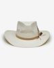 Wyeth Wyeth Avita Feather Trim Straw Cowboy Hat in Ivory, Women's at Urban Outfitters - 2