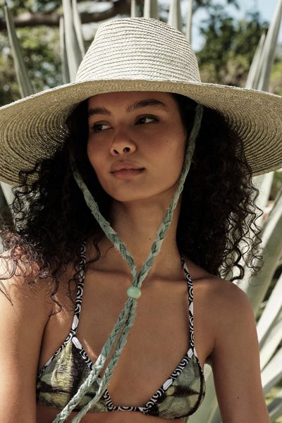 Wyeth Wyeth Brie Straw Hat in Sage, Women's at Urban Outfitters
