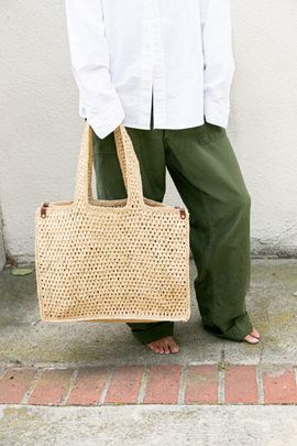 Wyeth Wyeth Delfina Market Tote in Natural, Women's at Urban Outfitters