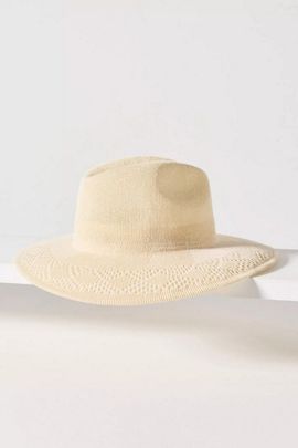 Wyeth Wyeth Evie Mesh Packable Hat in Ivory, Women's at Urban Outfitters