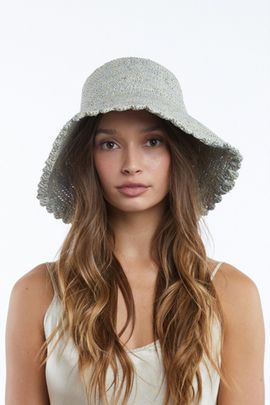Wyeth Wyeth Lacey Bucket Hat in Light Blue, Women's at Urban Outfitters