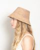 Wyeth Wyeth Lolo Raffia Straw Bucket Hat in Camel Mauve, Women's at Urban Outfitters - 3