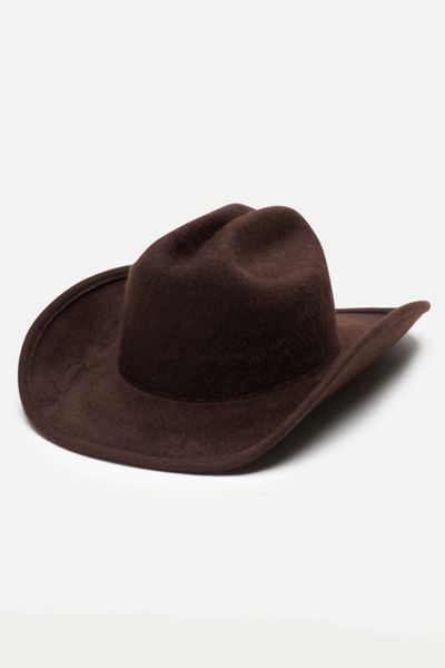 Wyeth Wyeth McGraw Felt Cowboy Hat in Chocolate, Women's at Urban Outfitters