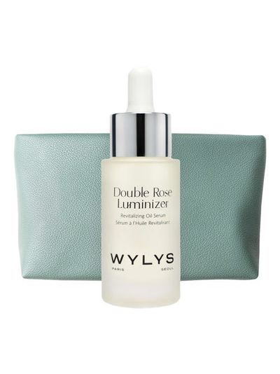 WYLYS WYLYS Double Rose Luminizer & Sage Verte Makeup Bag