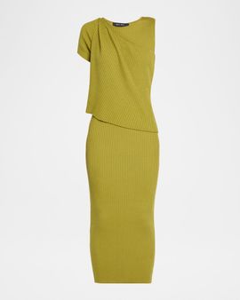 Wynn Hamlyn - Pansy Button Appliqu Mini Dress Wynn Hamlyn - Pansy Button Appliqu Mini Dress