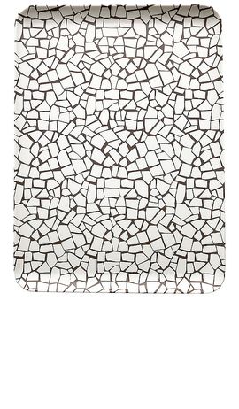 Xenia Taler Xenia Taler Crackle Brown Large Tray