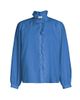 Xirena Women's Nicholson Cotton Ruffle-Neck Shirt - 8