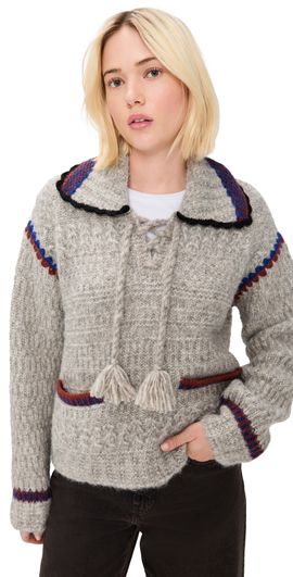 XIRENA XIRENA Beatrice Alpaca Sweater Gris
