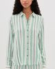 XIRENA XIRENA Bowie Shirt Blue Moss Stripe - 2