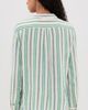 XIRENA XIRENA Bowie Shirt Blue Moss Stripe - 3