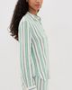 XIRENA XIRENA Bowie Shirt Blue Moss Stripe - 4