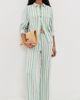 XIRENA XIRENA Joseph Pants Blue Moss Stripe - 5