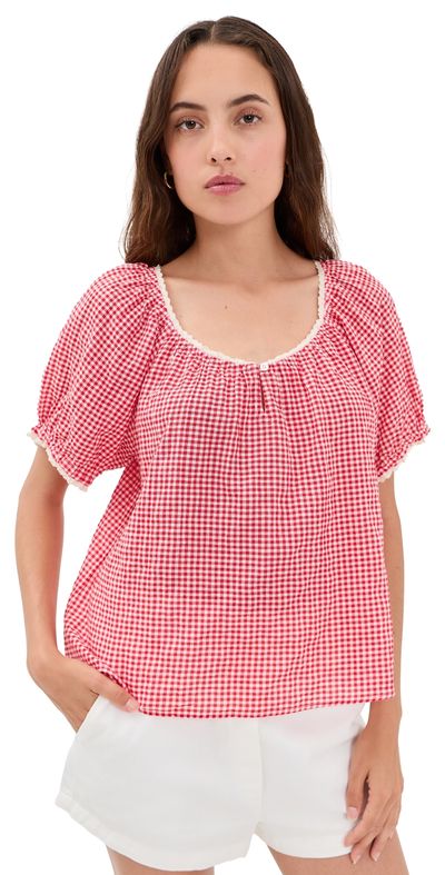 XIRENA XIRENA Maisie Top Cherry Red