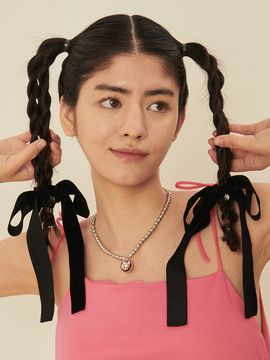 XPIER Big Ribbon Handmade Scrunchie_2 Colors