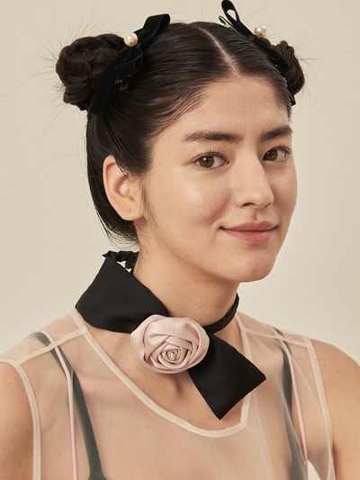 XPIER Blossom Ribbon Handmade Necklace