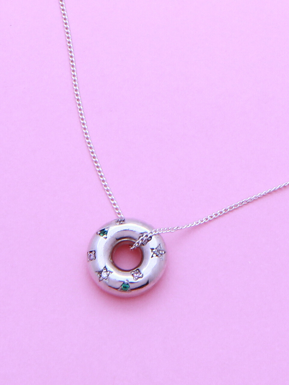 XPIER Donut Silver925 Necklace