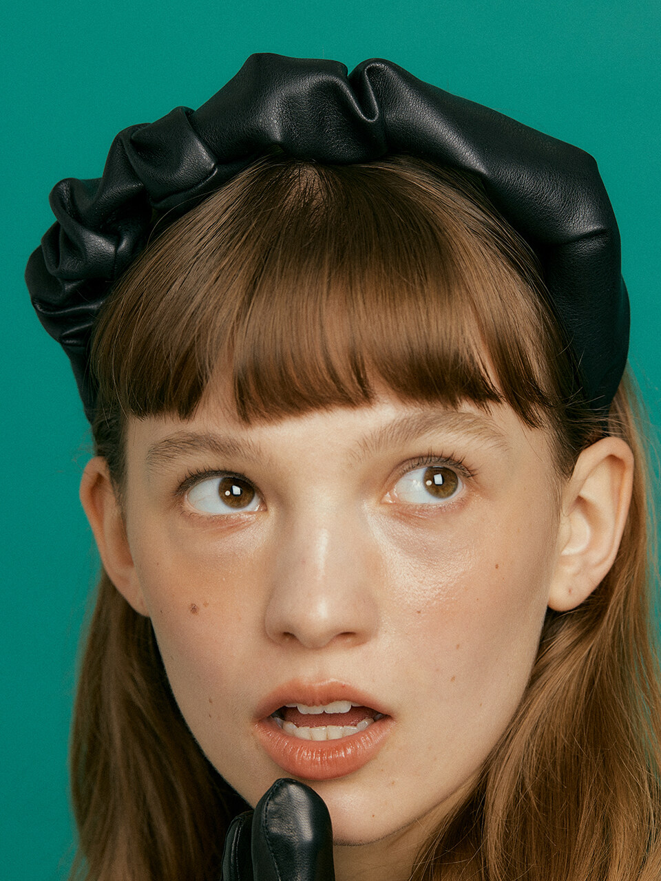 XPIER Leather Rimple Hairband (2 Colors)