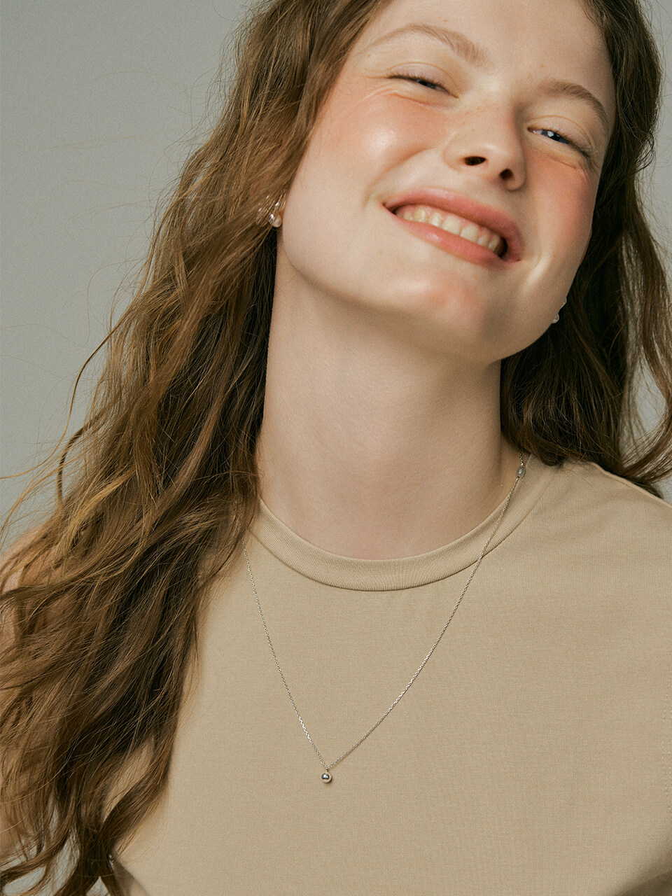 XPIER Mini Ball Silver925 Necklace_ Sliver