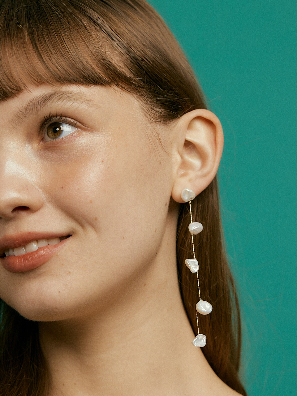 XPIER Natural Pearl Drop Earrings