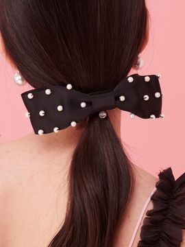 XPIER Pearl Handmade Ribbon Hair Pin