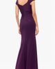 Xscape Evenings Xscape Evenings Asymmetric Neck Scuba Knit Trumpet Gown - 2