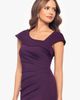Xscape Evenings Xscape Evenings Asymmetric Neck Scuba Knit Trumpet Gown - 4