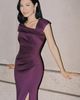 Xscape Evenings Xscape Evenings Asymmetric Neck Scuba Knit Trumpet Gown - 5