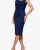 Xscape Evenings Xscape Evenings Asymmetric Scuba Knit Cocktail Dress - 3