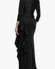 Xscape Evenings Xscape Evenings Cascade Ruffle Long Sleeve Scuba Crepe Gown - 2