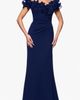 Xscape Evenings Xscape Evenings Lace Detail Off the Shoulder Sheath Gown - 1