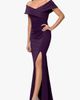 Xscape Evenings Xscape Evenings Long Ruched Scuba Gown - 3