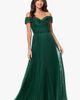 Xscape Evenings Xscape Evenings Off the Shoulder Pleated Organza Gown - 5