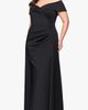 Xscape Evenings Xscape Evenings Off the Shoulder Scuba Gown - 3