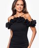Xscape Evenings Xscape Evenings Ruffle Detail Crepw Body-Con Gown - 4