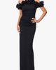 Xscape Evenings Xscape Evenings Ruffle Detail Crepw Body-Con Gown - 5