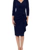 Xscape Evenings Xscape Evenings Ruffle Scuba Knit Cocktail Dress - 1