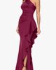 Xscape Evenings Xscape Evenings Ruffle Scuba Knit Gown - 3