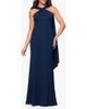 Xscape Evenings Xscape Evenings Scarf Detail Halter Neck Gown - 1