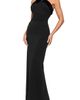 Xscape Evenings Xscape Evenings Scuba Crepe Halter Gown - 3