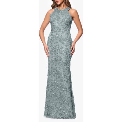 Xscape Evenings Xscape Evenings Sequin Soutache Sleeveless Sheath Gown